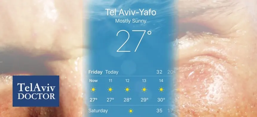 sweat dehydration heat israel | Tel Aviv Doctor Signs for Dehydration, Prevention, Treatment | Tel Aviv Doctor